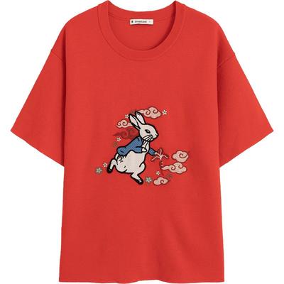 【清仓】播Peter Rabbit联名系列商场同款针织短袖毛衫BDQ1SD0303