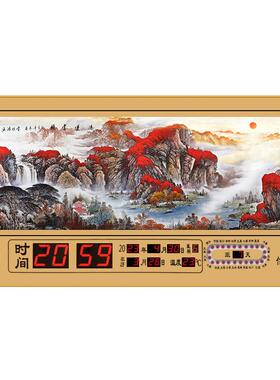 恺利时数码万年历装饰挂钟