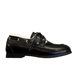 高端货+马皮真皮日系复古冬季加绒配裙子乐福鞋女鞋小皮鞋袋鼠鞋