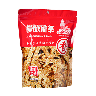 桂仙南京特产原味红薯干麻条