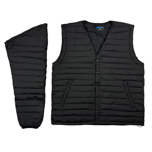 ComicTree C.t 25冬季排骨双领可拆卸黑色潮流90白鸭绒羽绒服内胆