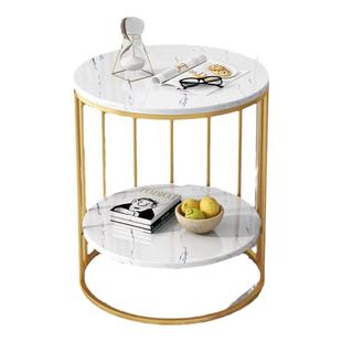 小圆桌茶几轻奢现代客厅家用角几创意置物架北欧阳台简易边几茶几