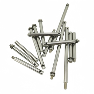 大C护栏杆输送机护栏支架不锈钢内外牙圆棒插销食品机支撑杆连杆