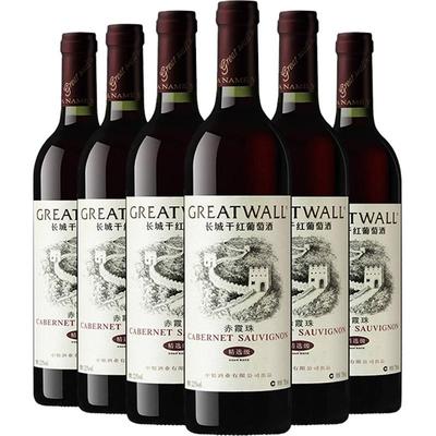 长城白标赤霞珠干红6瓶