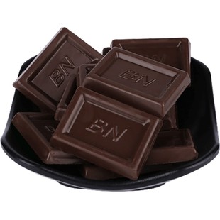 百诺75%黑巧克力西非可可排块纯可可脂烘焙办公室零食家庭分享装