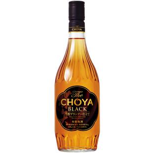 CHOYA蝶矢日本原瓶进口俏雅黑金本格梅酒白兰地基酒14度700ml