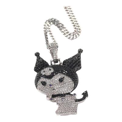 嘻哈卡通库洛米情侣项链