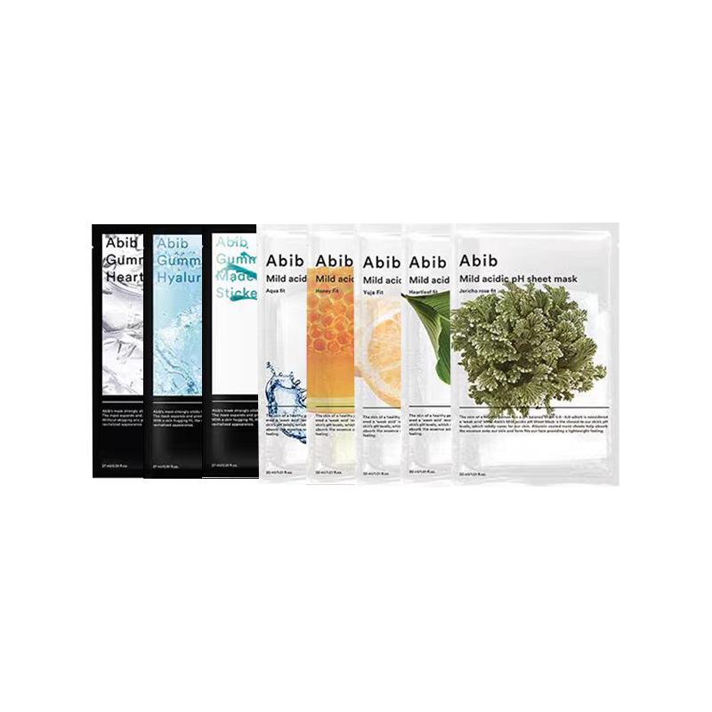 【自营】abib阿彼芙弱酸性口香糖系列面膜补水舒缓贴片式10片/盒