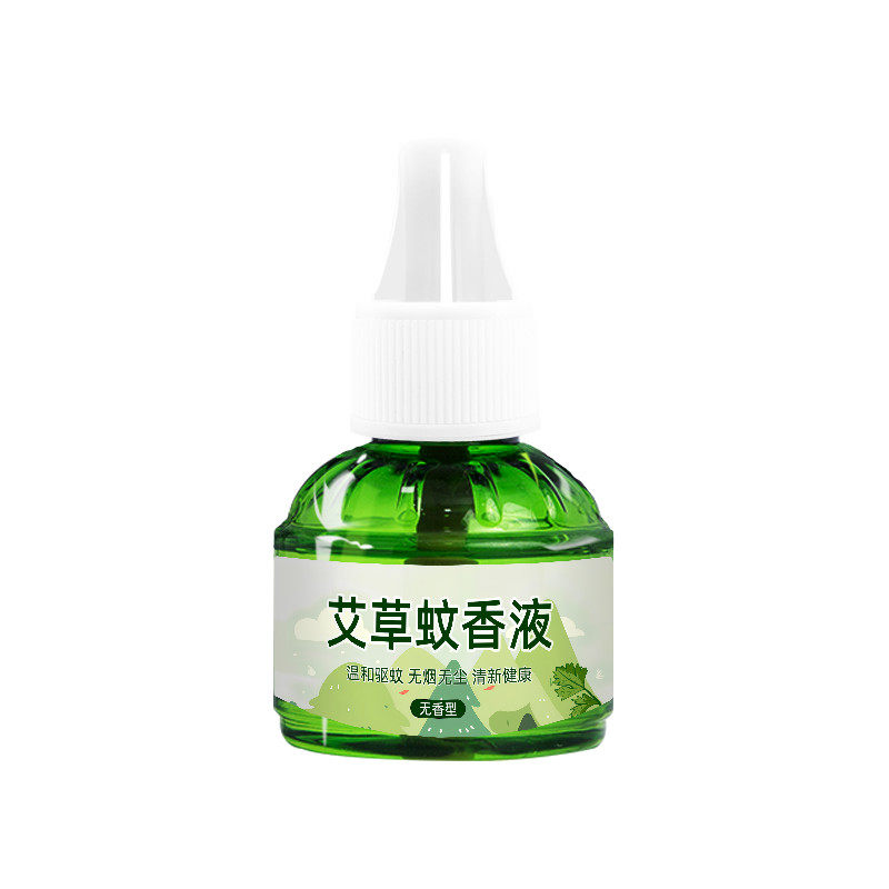 艾草蚊香液家用插电式驱蚊液器室内加热器灭蚊补充液电热蚊香液