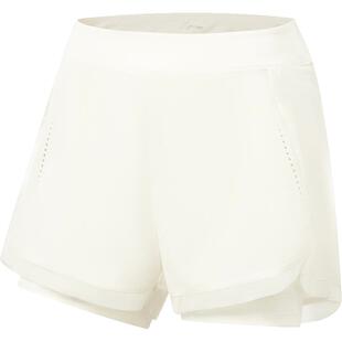 李宁运动短裤女新款防走光内衬健身训练二合一跑步短裤女外穿夏