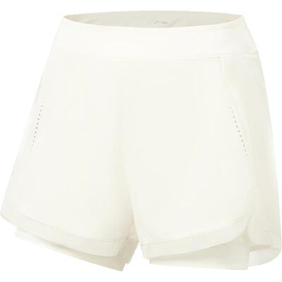 李宁凉爽女反光运动短裤