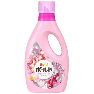 日本原装宝洁绽放花香洗衣液含柔順剂护色持久无荧光剂680g