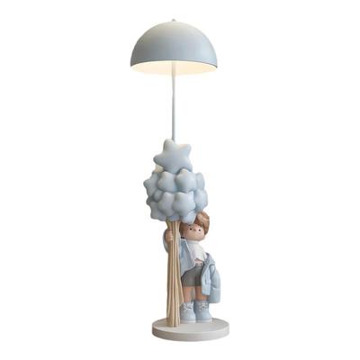 高级感男孩客厅摆件大型落地灯乔迁礼物沙发旁卧室儿童房装饰品