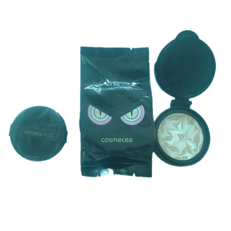cosmetea小怪兽气垫EE霜粉底粉饼保湿替换芯送粉扑《日期不符》