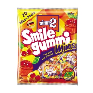 德国nimm2二宝果汁夹心硬糖软糖水果味夹心果汁糖果橡皮糖棒棒糖