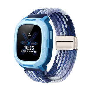 儿童手表通用表带15/16/17/20mm磁吸编织腕带360读书郎米兔小寻创维小度飞利浦红米儿童手表舒适弹力表链配件