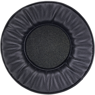 乾音黑色大包耳记忆绵头戴式加厚圆形软舒适耳机海绵套罩垫EARPAD