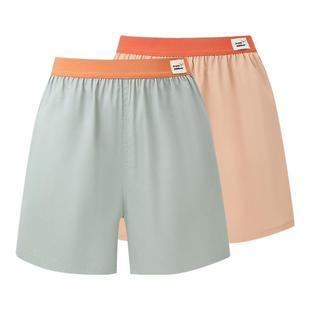 Jenny Ribbon纯棉二合一阿罗裤可外穿中腰女式防走光薄款家居裤