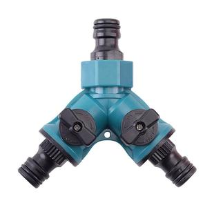 4分6分一寸花园水管软管三通转接头分水阀门带开关一进二出分流器