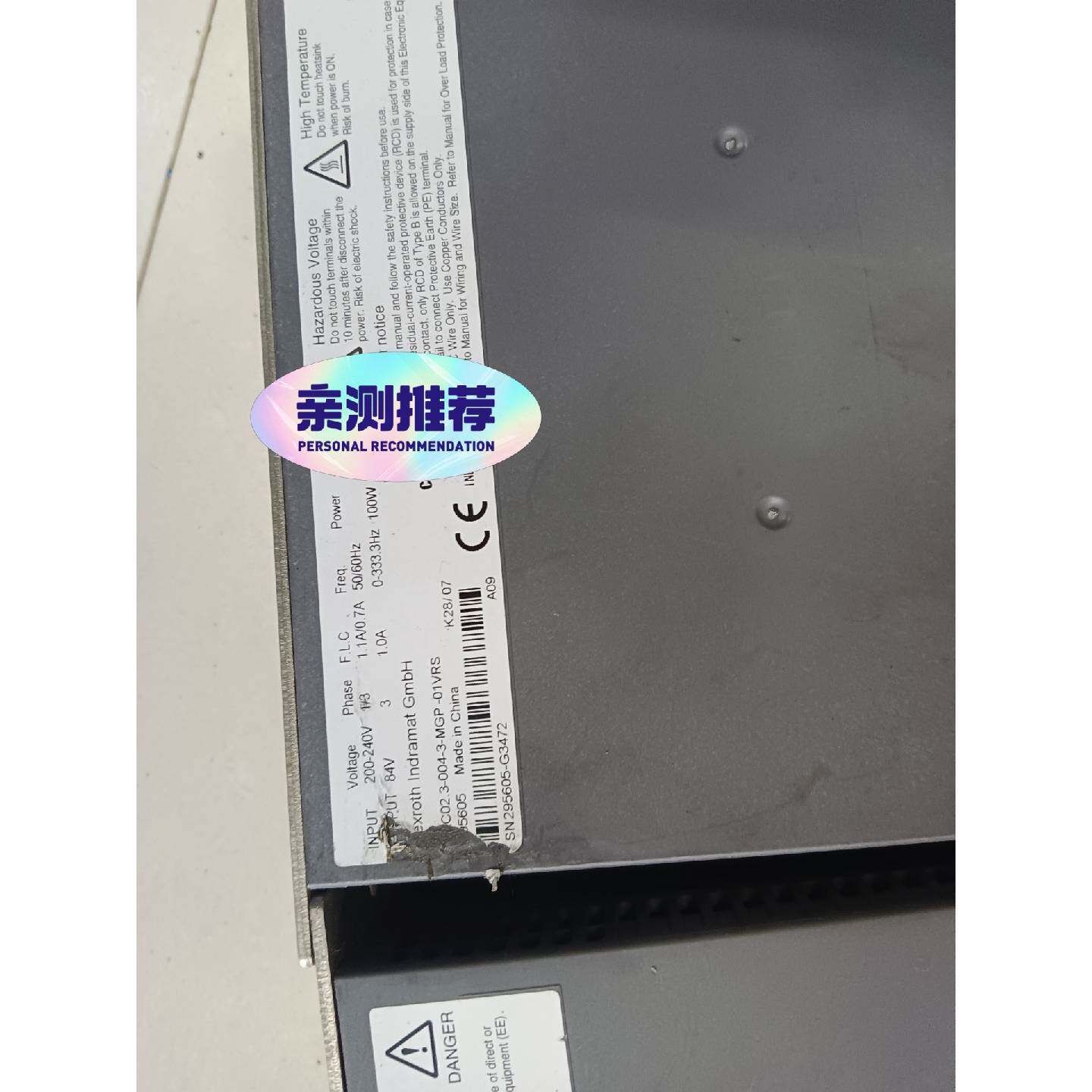 〔议价-可维修〕二手驱动器DKC02.3-004-3-MGP-01VR 支持检测