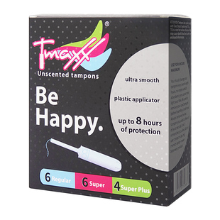 Tmaxx卫生棉条导管式月经棉条卫生巾塞入式姨妈棒内置防水旗舰店
