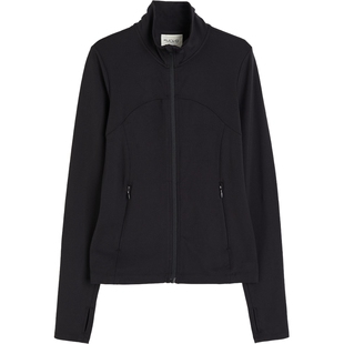 【H&M MOVE SoftMove™】女士运动外套舒柔慢跑拉链上衣1165850
