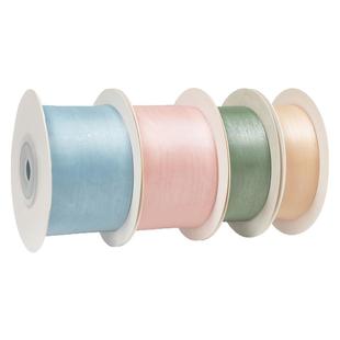 焙色绫光纱丝带流光纱缎带高级花束手捧花飘带diy材料手工珠光纱