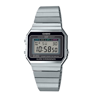 CASIO卡西欧复古潮流小银表小方块小方表手表男A700WMG-1A/7A/9A