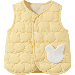 婴儿马甲新生保暖幼儿坎肩春秋冬男女童儿童加绒衣服外穿宝宝冬装