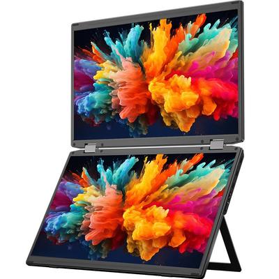 HBOB便携式显示器PS5笔记本电脑扩展Switch外接双副折叠拓展屏幕