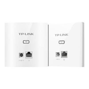 普联TP-LINK无线AP面板300M无线86型入墙家用AP企业级酒店宾馆别墅wifi接入DC供电tplink路由器TL-AP302I-DC