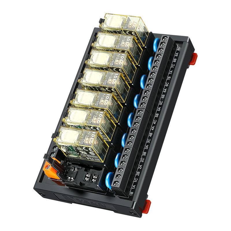 8路16路适用和泉中间继电器模组24V模块RJ1S/RJ2S/PLC电路放大板