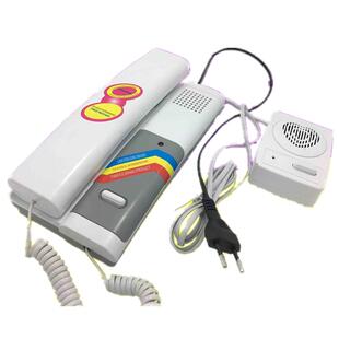 聆听者有线对讲门铃家用楼宇非可视双向大门口呼叫对讲门铃电话机