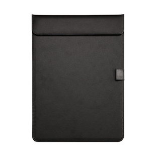 a4会议夹垫板文件夹板黑色皮革会议记录板夹商务办公签名本酒店书写签字板写字板皮质磁性夹子便签夹定制logo