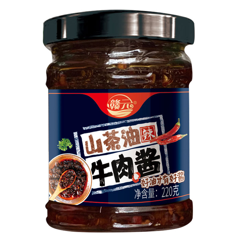 江西赣元茶油辣椒酱牛肉酱220g