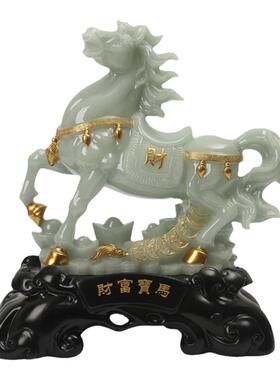马到成功摆件老板办公室装饰品