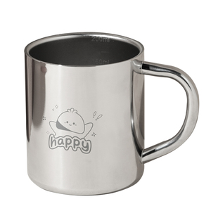 玉米儿童不锈钢水杯316L牛奶杯子小学生专用带刻度幼儿园专用口杯