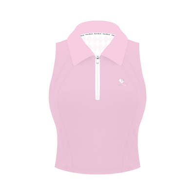 Poise小智感美背纱网球背心网纱