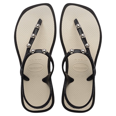 Havaianas春夏铆钉款凉鞋女外穿