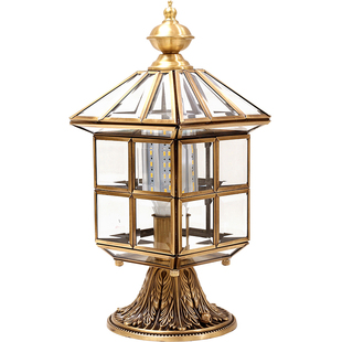 裕见防水别墅围墙灯景观庭院灯墙头灯室外柱头灯门柱灯户外大门灯