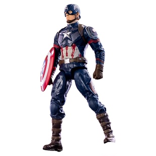 中动玩具正版美国队长钢铁侠鱼鳞战甲关节可动手办玩具模型人偶