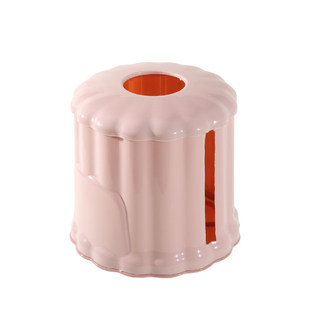 桌面创意卷纸筒圆筒茶几餐巾纸收纳盒抽纸卷纸盒客厅卫生间纸巾盒