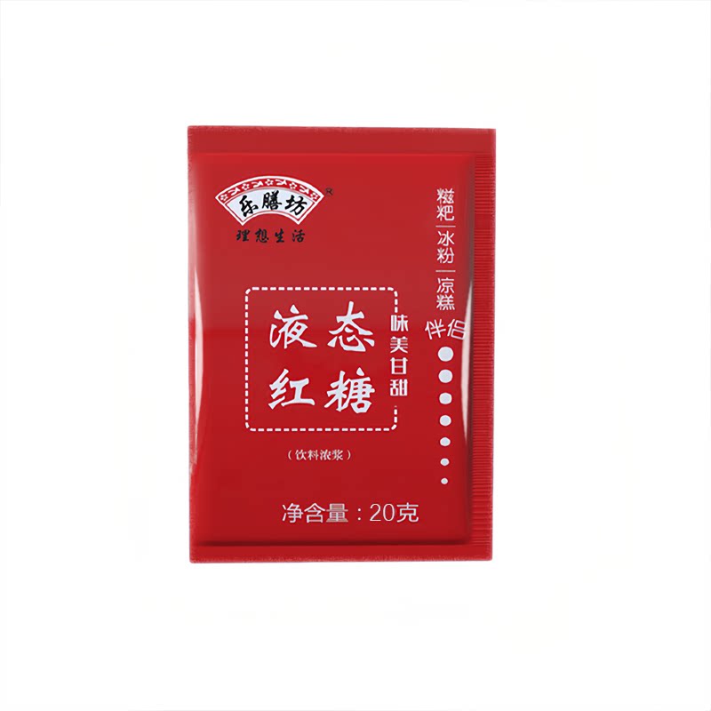 乐膳坊纯液体红糖浆小包装奶茶