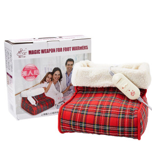 暖脚宝插电式高帮可拆洗暖脚神器电暖鞋暖脚垫办公室宿舍老人保暖