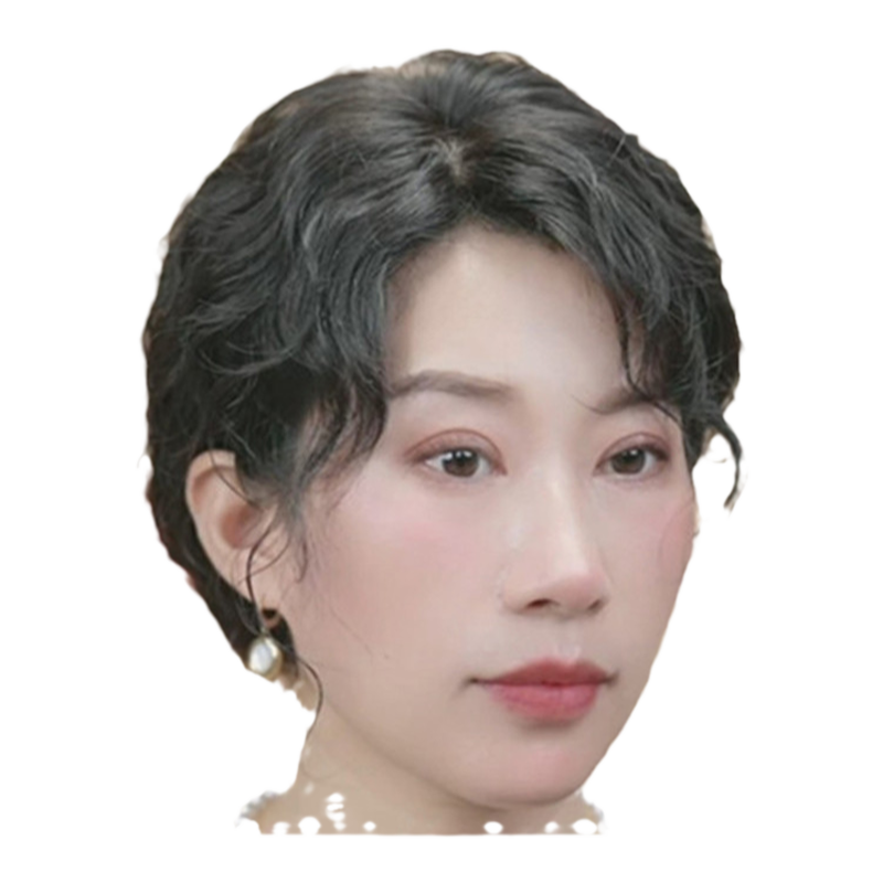 遮白发头顶补发片花枝翘造型时尚