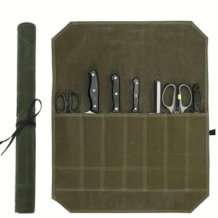 新款厨师刀具收纳包卷式中西餐厨师刀具包多功能手提包厨刀收纳袋