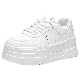 回力厚底小白鞋女款2026新款爆款白色鞋子女鞋配裙子软底增高板鞋