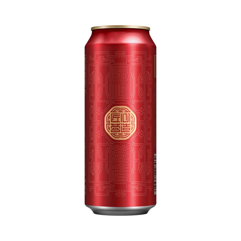 雪花啤酒匠心营造500ml*12听麦汁浓度10度官方麦香醇厚啤酒