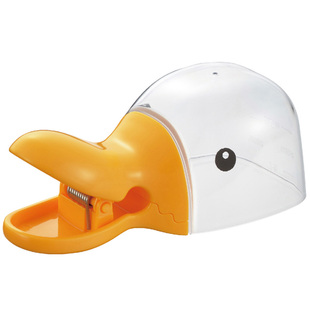 日本进口创意鸭嘴封口夹量米勺鸭子量杯塑料烘培杯厨房舀面粉勺子