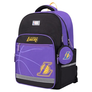 nbakids童装25年新款得力联名双肩包湖人队书包K255AB006P